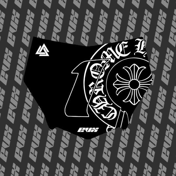Chrome Hearts Motocutz Plate Decal